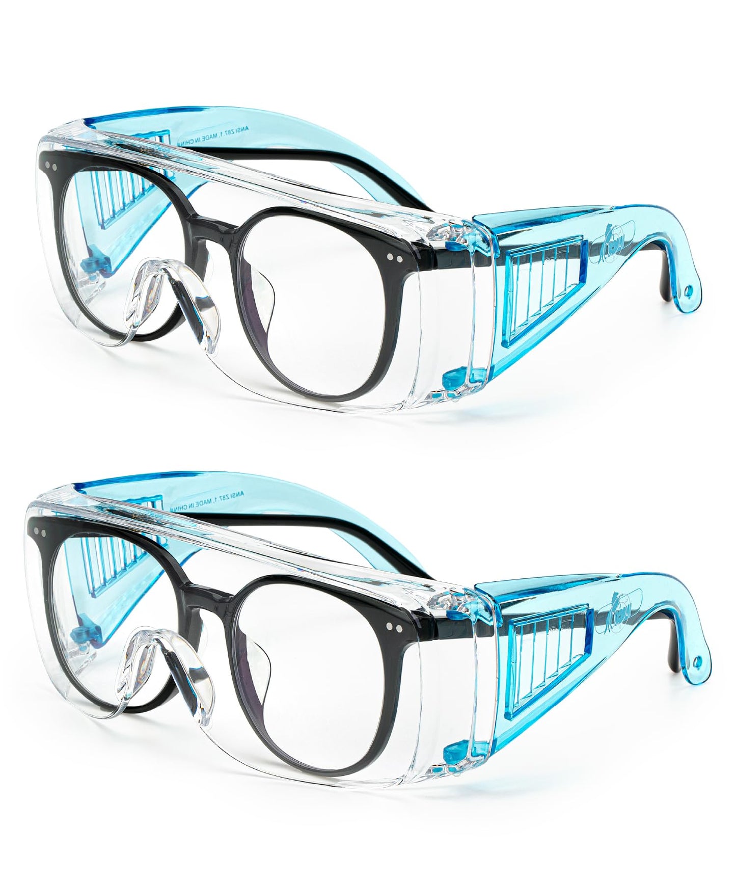UNCO- Safety Goggles Over Glasses, Protective Goggles, Anti Fog, Work, Safety Glasses Over