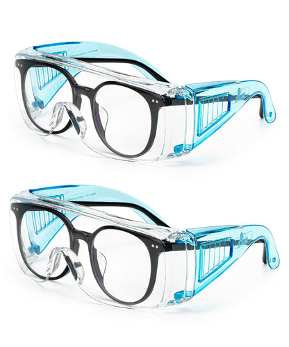 UNCO- Safety Goggles Over Glasses, Protective Goggles, Anti Fog, Work, Safety Glasses Over