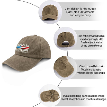 Funny Hat America Hats for Men Gifts for Dad Baseball Cap