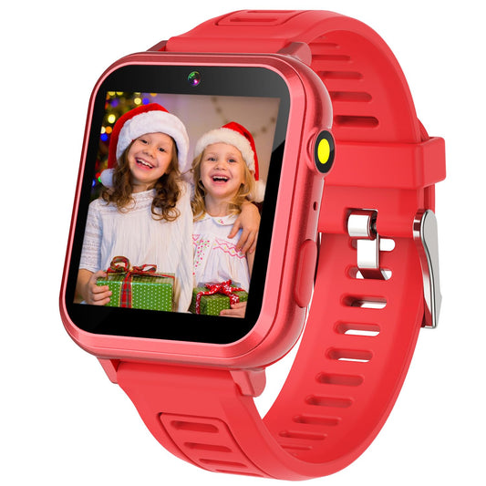 Cosjoype Kids Game Smart Watch for Kids with 39 Puzzle Games HD Touch Screen Camera Music Player Pedometer Alarm Clock Calculator Flashlight 12/24hr Kid Watch Gift for 4-12 Year Old Boys Toys for Kid