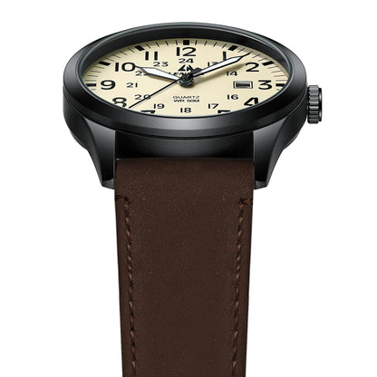LN LENQIN Mens Watches Unisex Military Sport Nylon Strap Stylish Luminous Fashion Analog Quartz Watch for Men Waterproof Army Tactical Casual Wristwatch