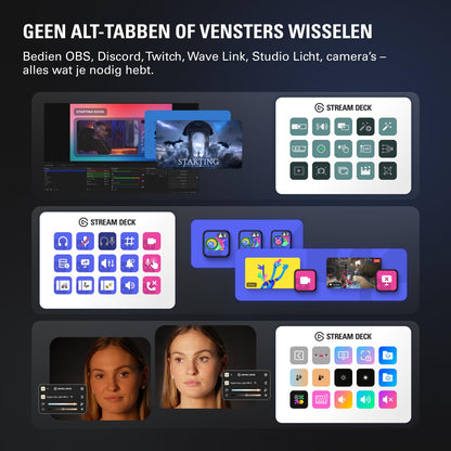 Elgato Stream Deck MK.2 Studio Controller, 15 Macro Keys | Trigger actions in OBS, Twitch, YouTube and more, Visual feedback, Hundreds of plugins, Works with Mac and PC