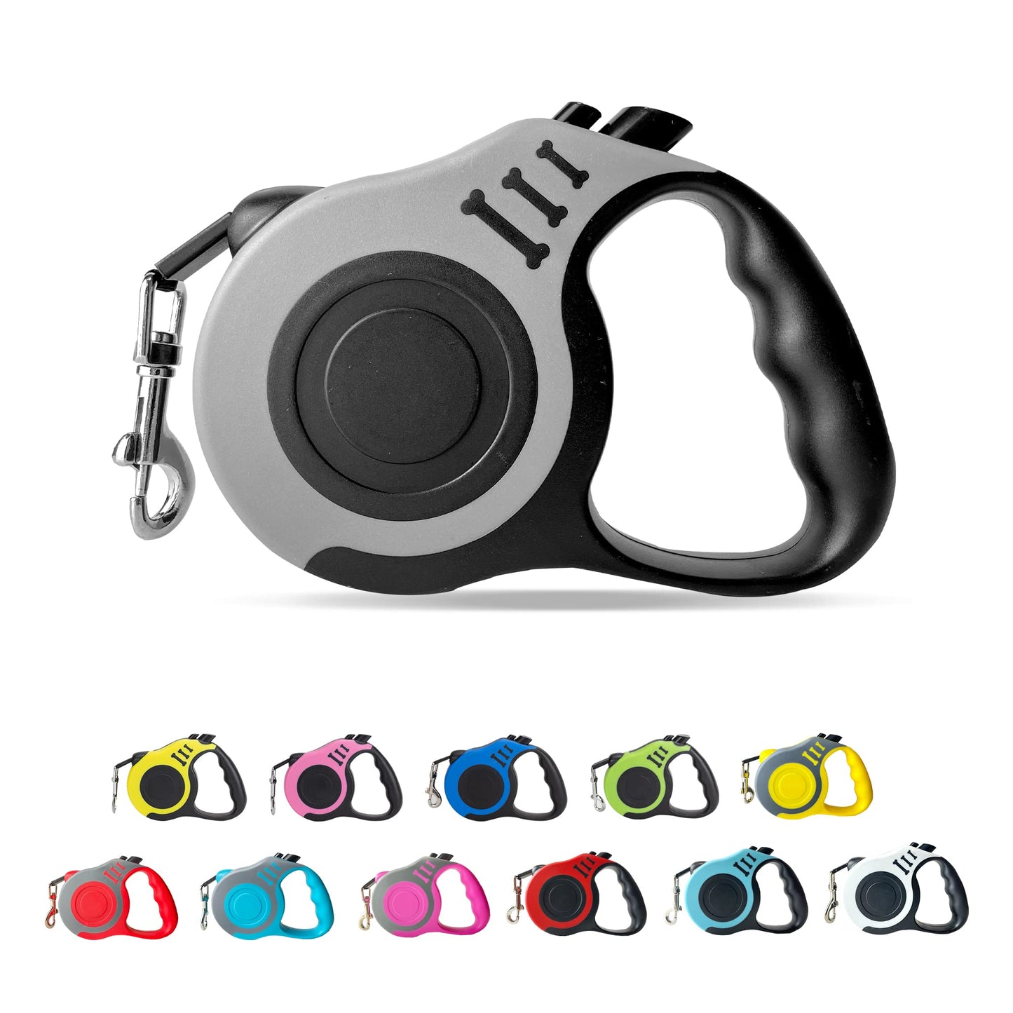Retractable Dog Leash Automatic Telescopic Tractor Dog Tape, Pet Tape 10/16 FT Durable and Convenient, with Non-Slip Handle, Suitable for Small and Medium-Sized Dogs
