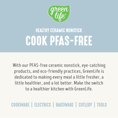GreenLife Rice Cooker with Removable PFAS-Free Ceramic Nonstick Pot, 3-Cups Uncooked/6-Cups Cooked, Grains & Oatmeal Multicooker, Compact One-Switch Design, Auto Keep Warm, Easy Clean, Cream