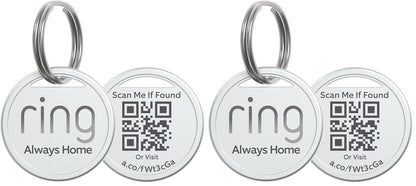 Ring Pet Tag | Easy-to-use tag with QR code | Real-time scan alerts | Shareable Pet Profile | No subscription or fees