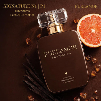Pheromone Perfume for Women, Amber Noir Extrait de Parfum - Long Lasting Vanilla Amber Scent, 30% High Concentration, Full Size Fragrance Spray, 1.0 oz / 30 ml