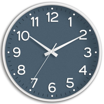 Roymnie Wall Clock Green, Silent Wall Clocks Battery Operated 8 Inch-Modern Non Ticking Analog Clock Decorative for Kitchen Office Bathroom Bedroom(Gold)
