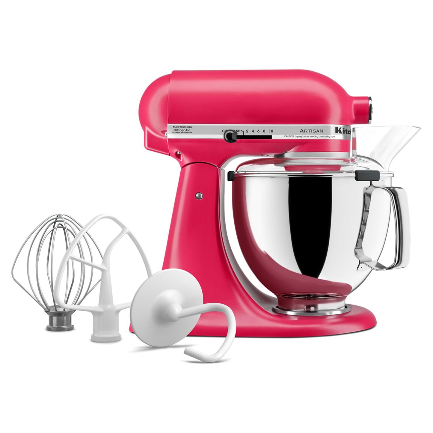 KitchenAid Artisan Series 5 Quart Tilt Head Stand Mixer with Pouring Shield KSM150PS, Almond Cream