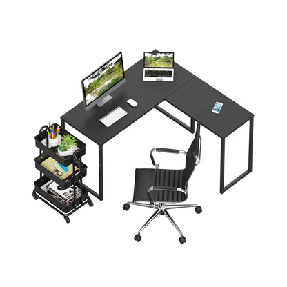 SHW Mission 32-Inch Home Office Computer Desk, Black
