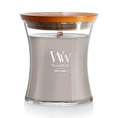 WoodWick Large Hourglass Fireside Candle, Premium Soy Blend Wax, Crackles as it burns, Perfect for Gifting, 21oz
