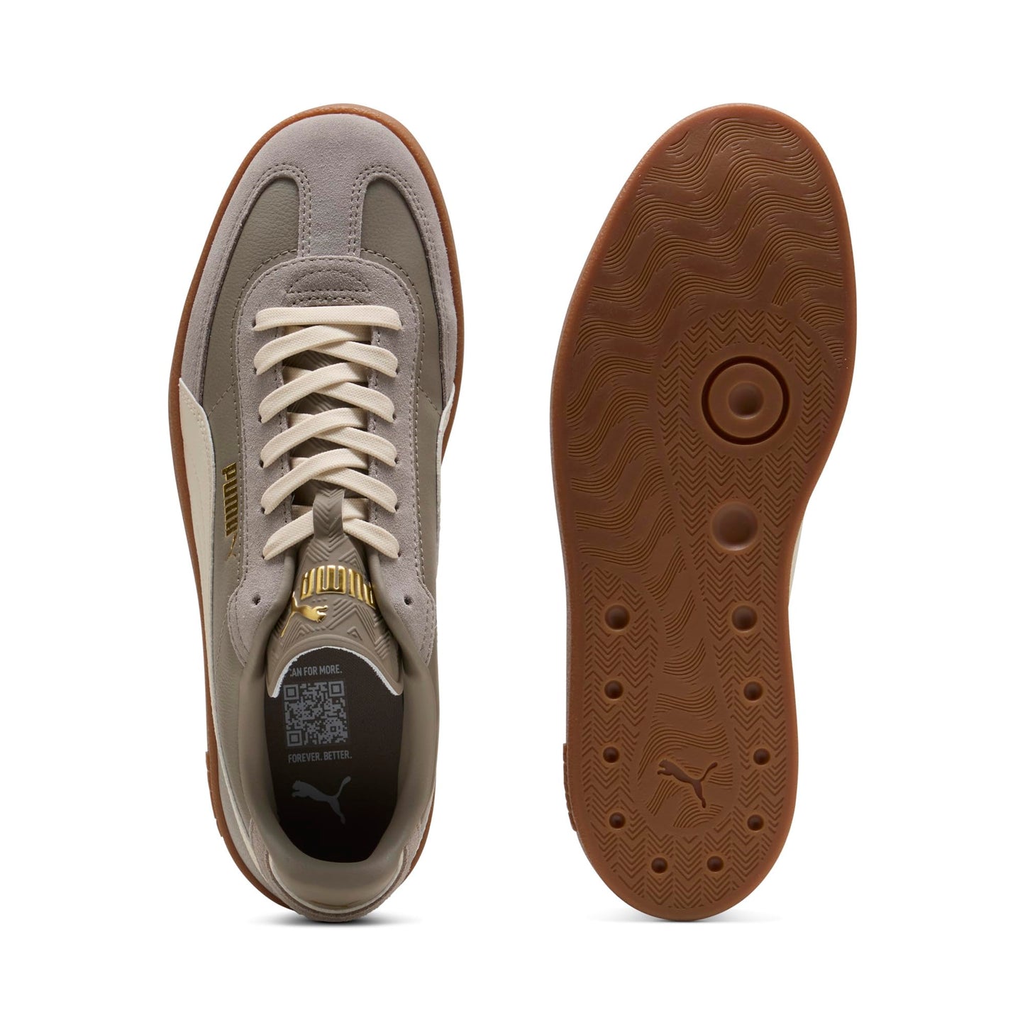 PUMA Mens Club Ii Era Suede Lace Up Sneakers Shoes Casual