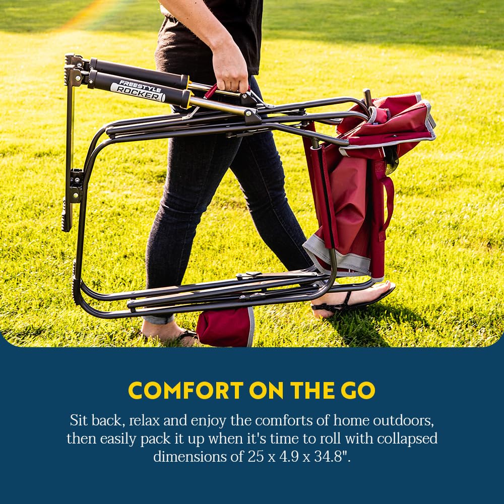 GCI Outdoor Stowaway Rocker - Hunter Topo