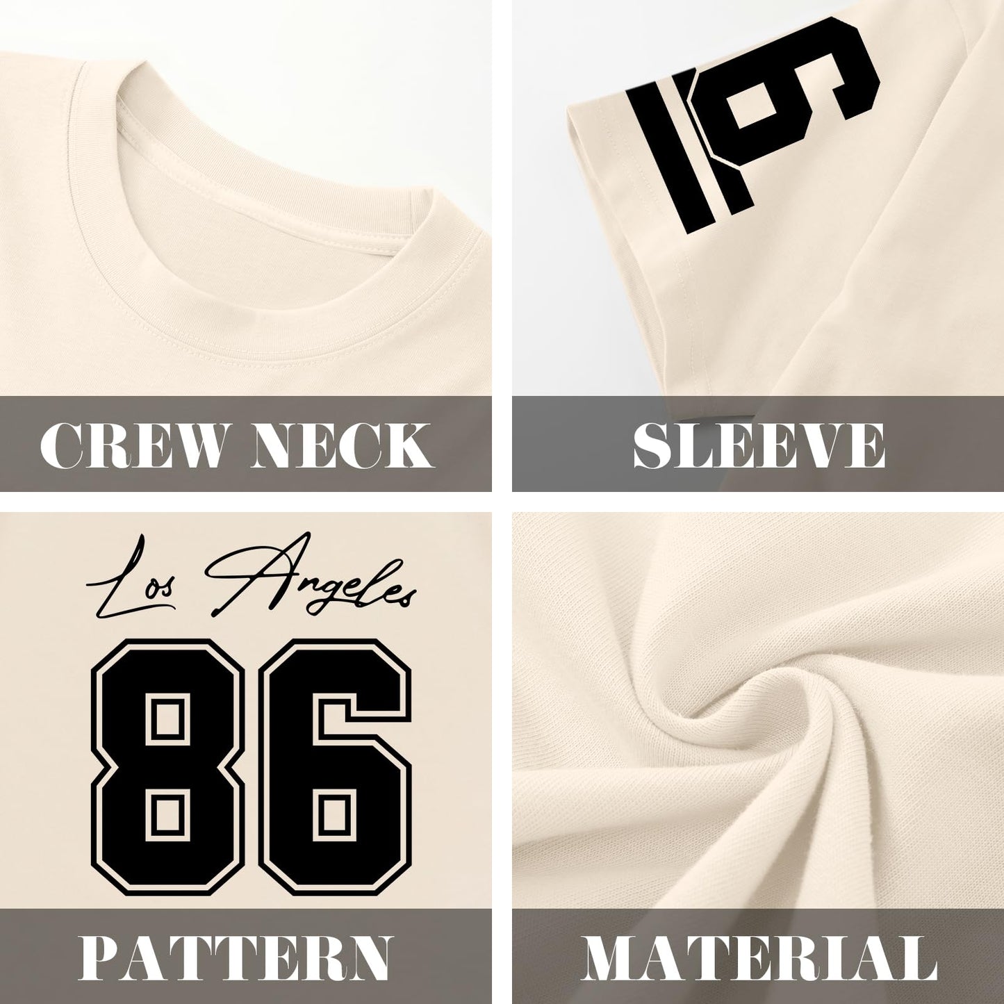 Graphic Tees Men Oversized Streetwear Tshirts for Men Number Los Angeles Print Jerseys Shirt Casual Tee Top