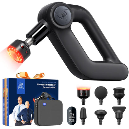 BOB AND BRAD D5 Pro Plus Handheld Massage Gun with Heat, FSA-HSA Eligible Deep Tissue Percussion Massage Gun, Powerful Muscle Massager for Athletes Fitness Workout & Daily Recovery, Birthday Gift