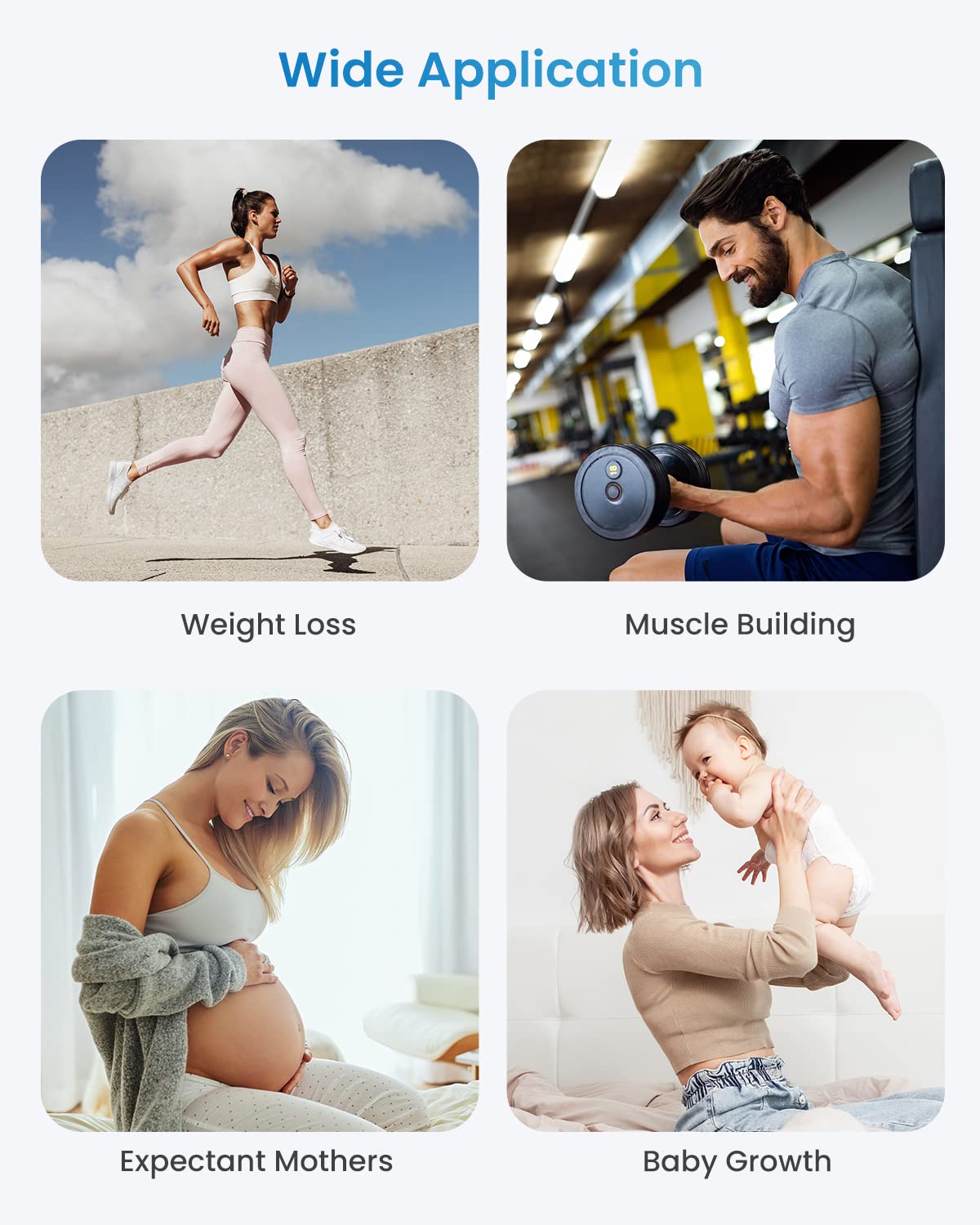 RENPHO Smart Scale for Body Weight, Tempered Glass Bathroom Digital Scale with BMI, Body Fat, Bluetooth Fitness Equipment Sync with Apps Accurate for Weight Loss, Home Use, 400 lbs – Elis 1