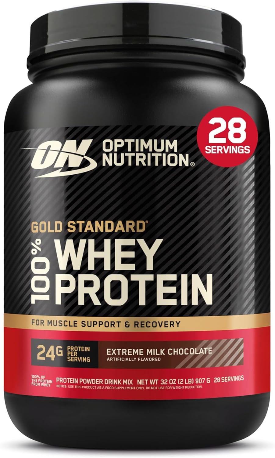 Optimum Nutrition Gold Standard 100% Whey Protein Powder, Extreme Milk Chocolate, 10 Pound (Packaging May Vary) (Pack of 2)