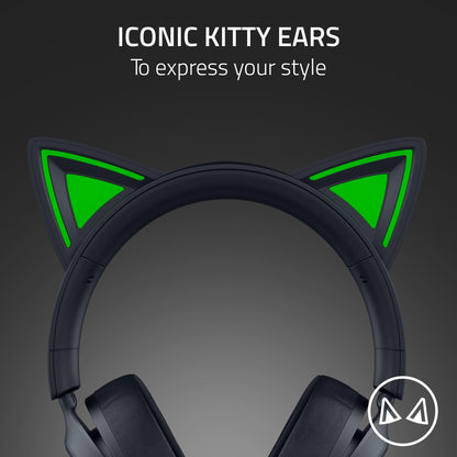 Razer Kraken Kitty V3 X Wired Gaming Headset: Kitty Ears - HyperClear Cardioid Mic - 40 mm Drivers - 7.1 Surround Sound - Comfy Ear Cushions - Cross-Platform via 3.5mm PC, PS5, Xbox, Switch 2 - Pink