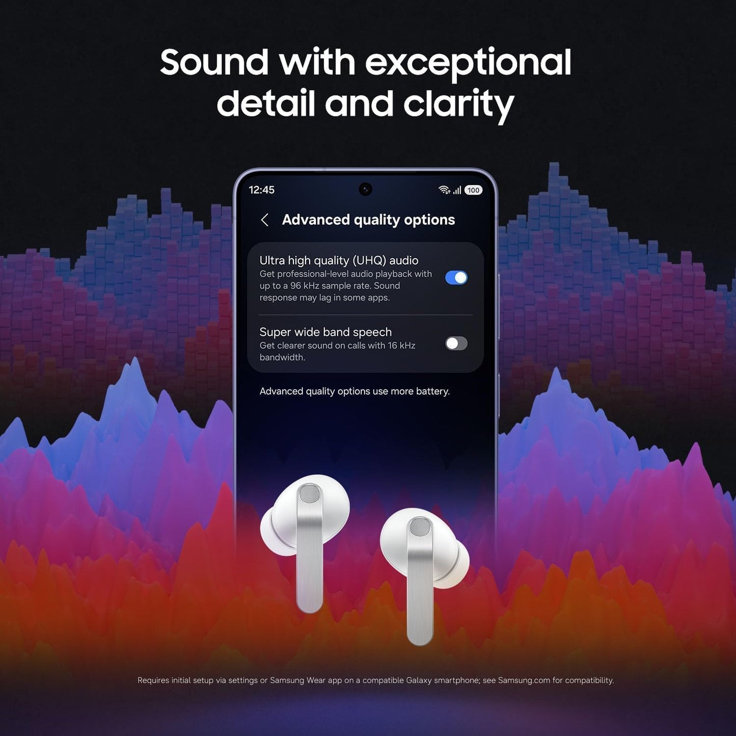 Samsung Galaxy Buds 4 Pro (2026) AI True Wireless Bluetooth Earbuds, Black | Hi-Res Audio, 2-Way Speaker, ANC 2.0, Optimized Comfort, IP57, Live Translation [US Version, 2 Yr Warranty]