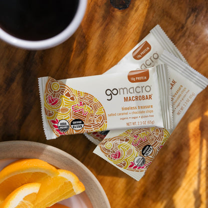 GoMacro MacroBar Organic Vegan Protein Bars - Coconut + Almond Butter + Chocolate Chips (2.3 Ounce Bars, 12 Count)
