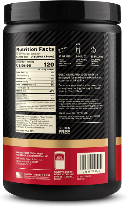 Optimum Nutrition Gold Standard 100% Whey Protein Powder, Extreme Milk Chocolate, 10 Pound (Packaging May Vary) (Pack of 2)