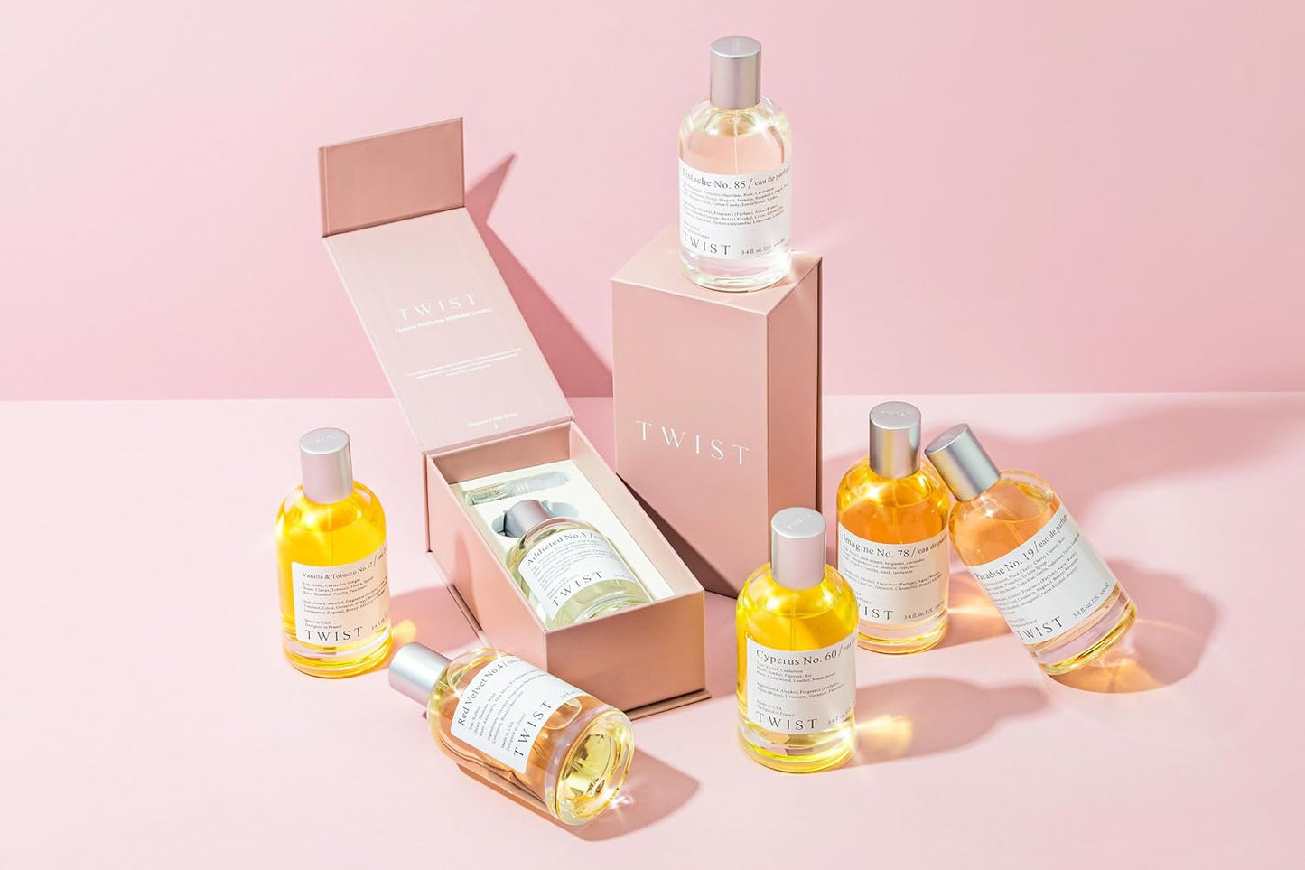 Twist Addicted No.3 Long Lasting Perfume Women Inspired by Y. B.lack O.pium | Women's Eau de Parfum Spray with Amber & Vanilla Notes - Gift for Her - Vegan, Paraben & Phthalate Free - 3.4 oz
