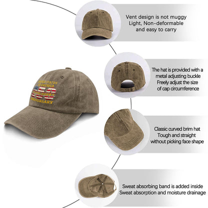 Funny Hat America Hats for Men Gifts for Dad Baseball Cap