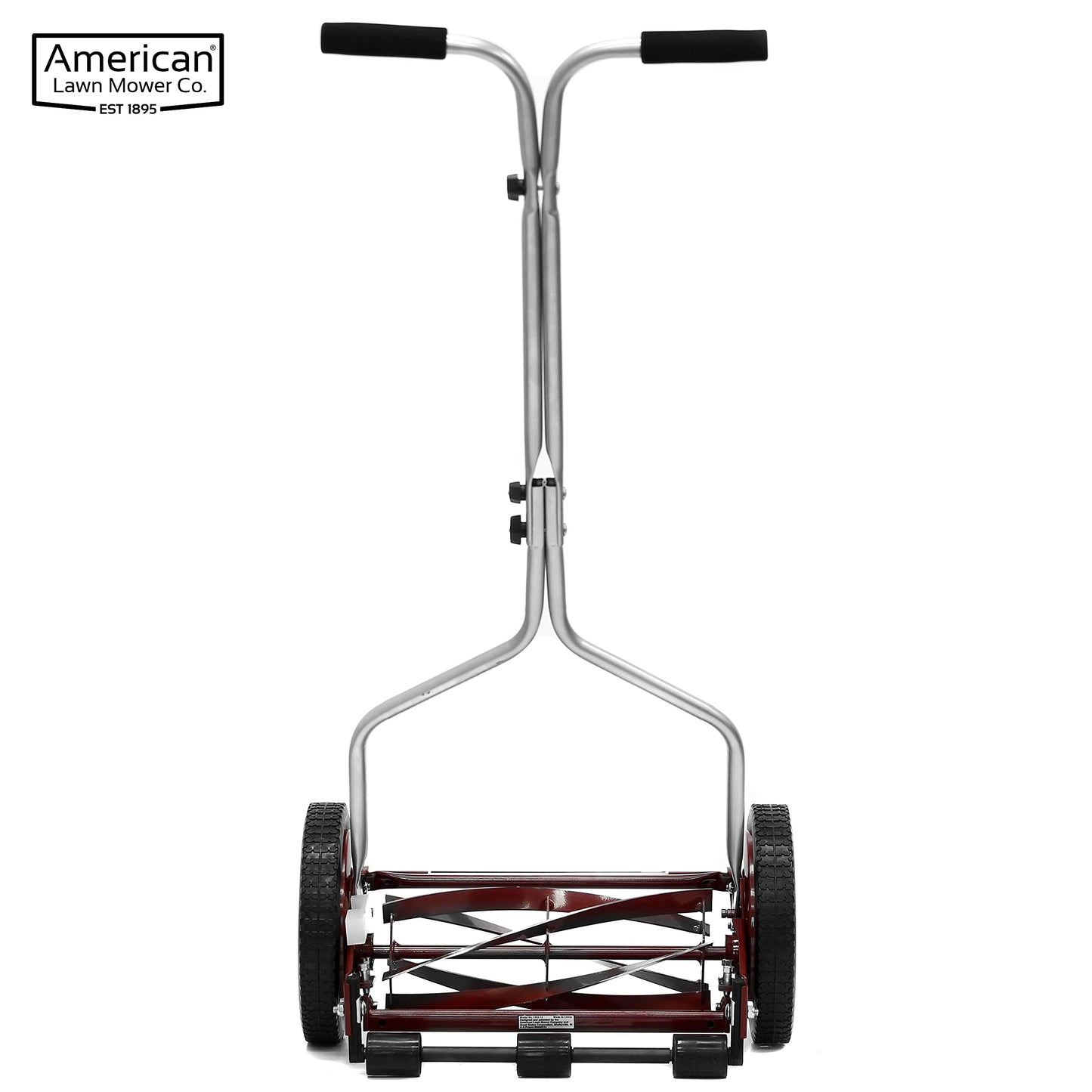American Lawn Mower 1204-14 14-Inch 4-Blade Push Reel Lawn Mower, Red