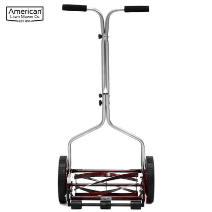 American Lawn Mower 1204-14 14-Inch 4-Blade Push Reel Lawn Mower, Red