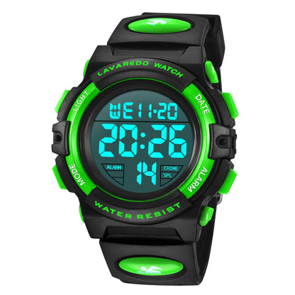 Kids Watch,Boys Watch for 3-15 Year Old Boys,Digital Sport Outdoor Multifunctional Chronograph LED 50 M Waterproof Alarm Calendar Analog Watch for Children with Silicone Band,Kids Gift