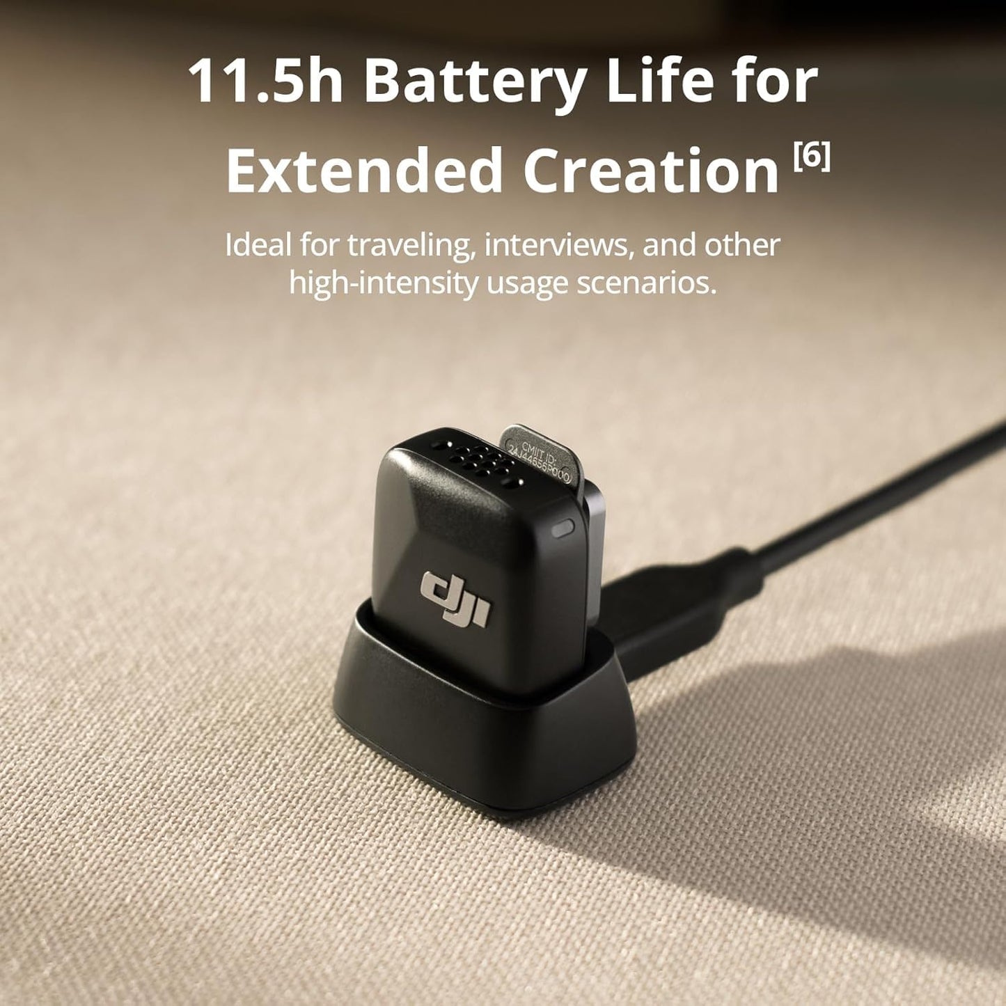 DJI Mic Mini (2 TX + 1 RX), Ultralight, Detail-Rich Audio | Noise Cancelling, Automatic Limiting, Wireless Microphone for Camera/iPhone/Android, Vlog, Streaming, 400m Transmission