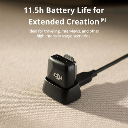 DJI Mic Mini (2 TX + 1 RX), Ultralight, Detail-Rich Audio | Noise Cancelling, Automatic Limiting, Wireless Microphone for Camera/iPhone/Android, Vlog, Streaming, 400m Transmission