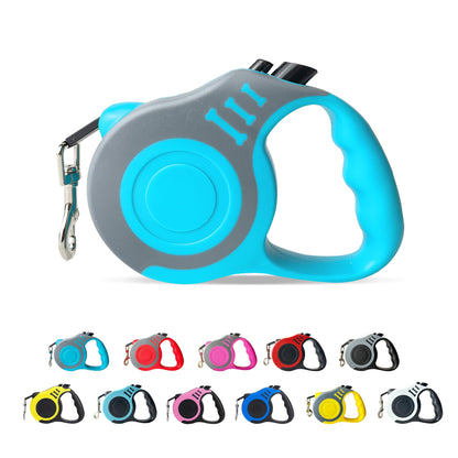 Retractable Dog Leash Automatic Telescopic Tractor Dog Tape, Pet Tape 10/16 FT Durable and Convenient, with Non-Slip Handle, Suitable for Small and Medium-Sized Dogs