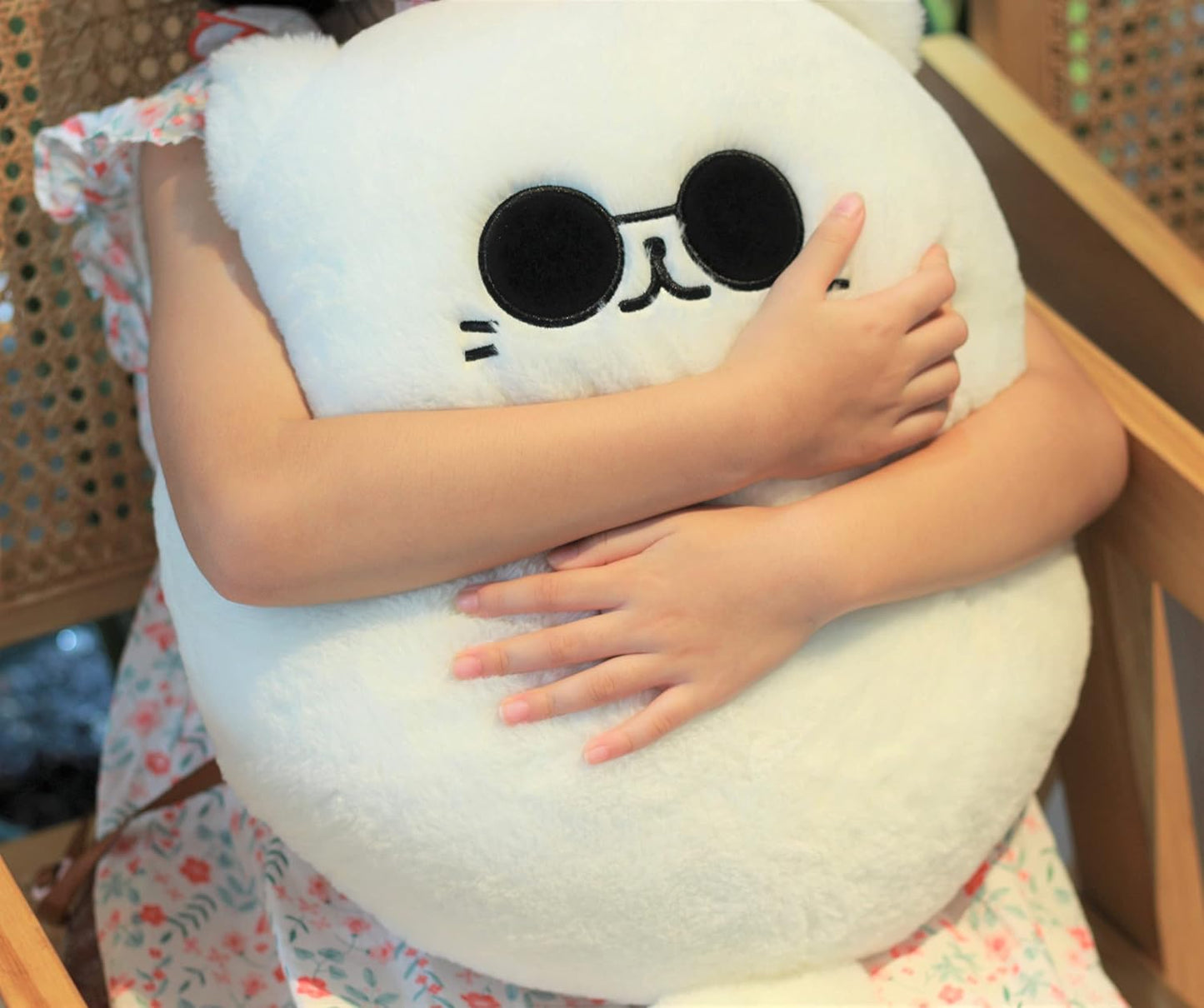 16inch/40cm JJK Cute Cat Plush Pillow - Gojocat Plush Stuffed Pillow Anime Plushie Gift