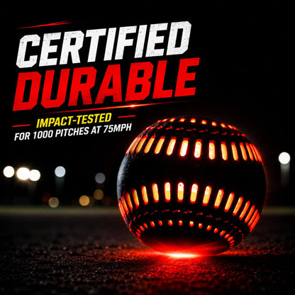 SPARK CATCH Light Up Baseball, Glow in The Dark Baseball, Sports Gear Accessories Gifts for Boys 8 9 10 11 12 13 14 15 Years Old, Kids Teens All Ages Gift Ideas
