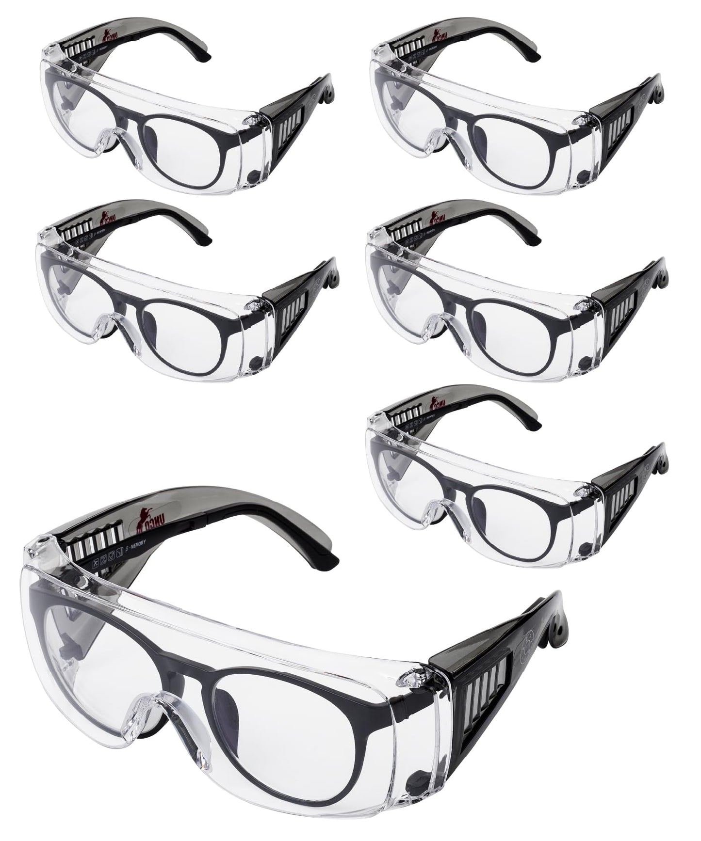 UNCO- Safety Goggles Over Glasses, Protective Goggles, Anti Fog, Work, Safety Glasses Over
