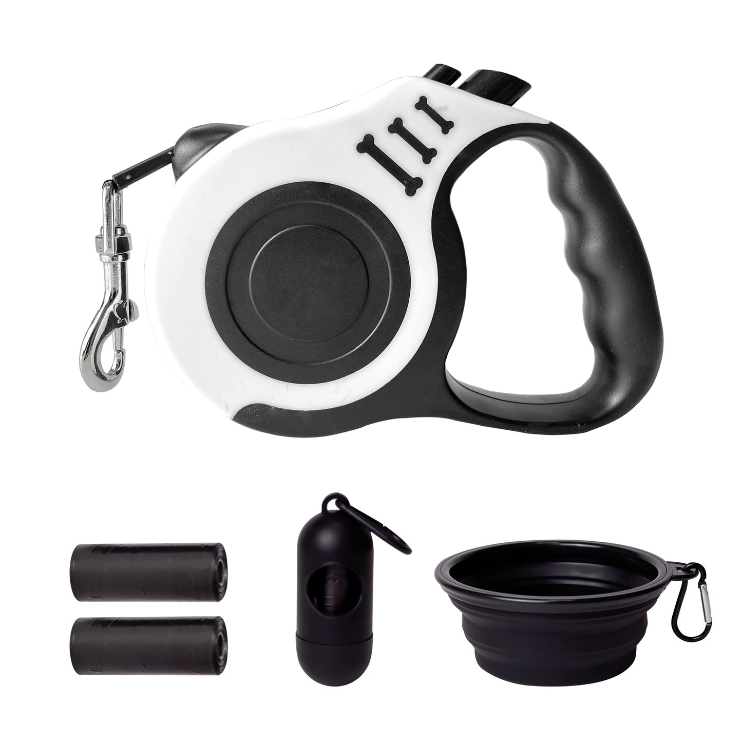 Retractable Dog Leash Automatic Telescopic Tractor Dog Tape, Pet Tape 10/16 FT Durable and Convenient, with Non-Slip Handle, Suitable for Small and Medium-Sized Dogs