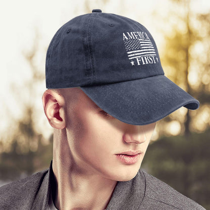 Funny Hat America Hats for Men Gifts for Dad Baseball Cap