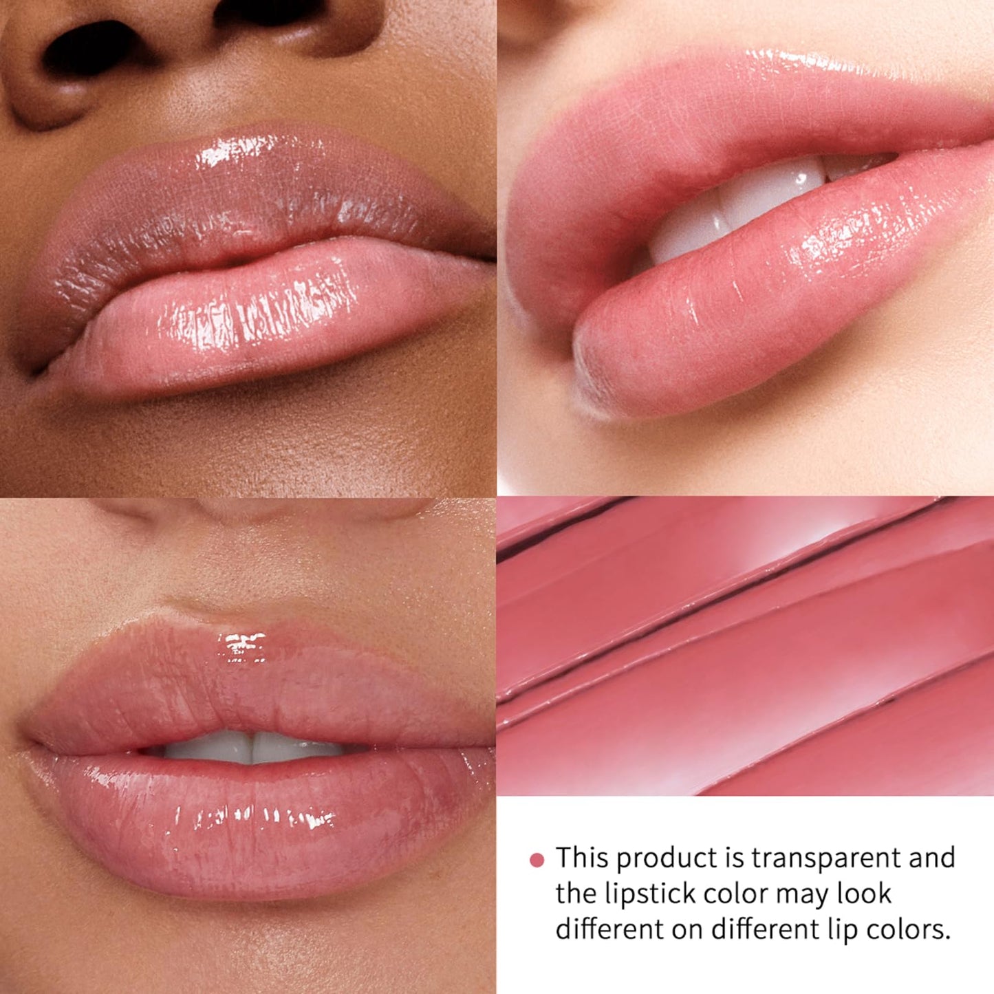 Honey Lipstick Tinted Lip Balm - Sheer Hydrating Lipstick for All Skin Tones - Moisturizing Lip Color, Nourishing Lip Balm with a Hint of Natural Black Cherry Tint