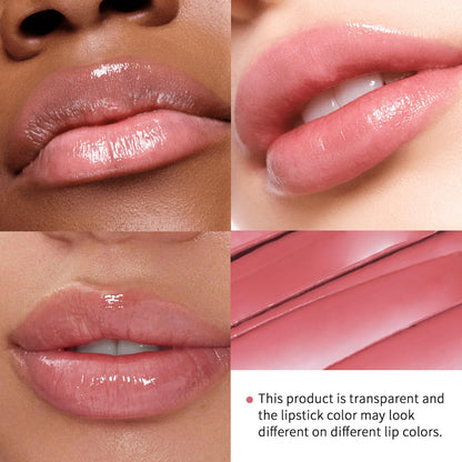 Honey Lipstick Tinted Lip Balm - Sheer Hydrating Lipstick for All Skin Tones - Moisturizing Lip Color, Nourishing Lip Balm with a Hint of Natural Black Cherry Tint
