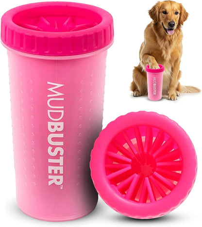 Dexas MudBuster Portable Dog Paw Cleaner - Premium Quality, Blue, Small Size for Pet Supplies and Accessories