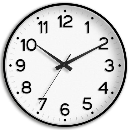 Roymnie Wall Clock Green, Silent Wall Clocks Battery Operated 8 Inch-Modern Non Ticking Analog Clock Decorative for Kitchen Office Bathroom Bedroom(Gold)