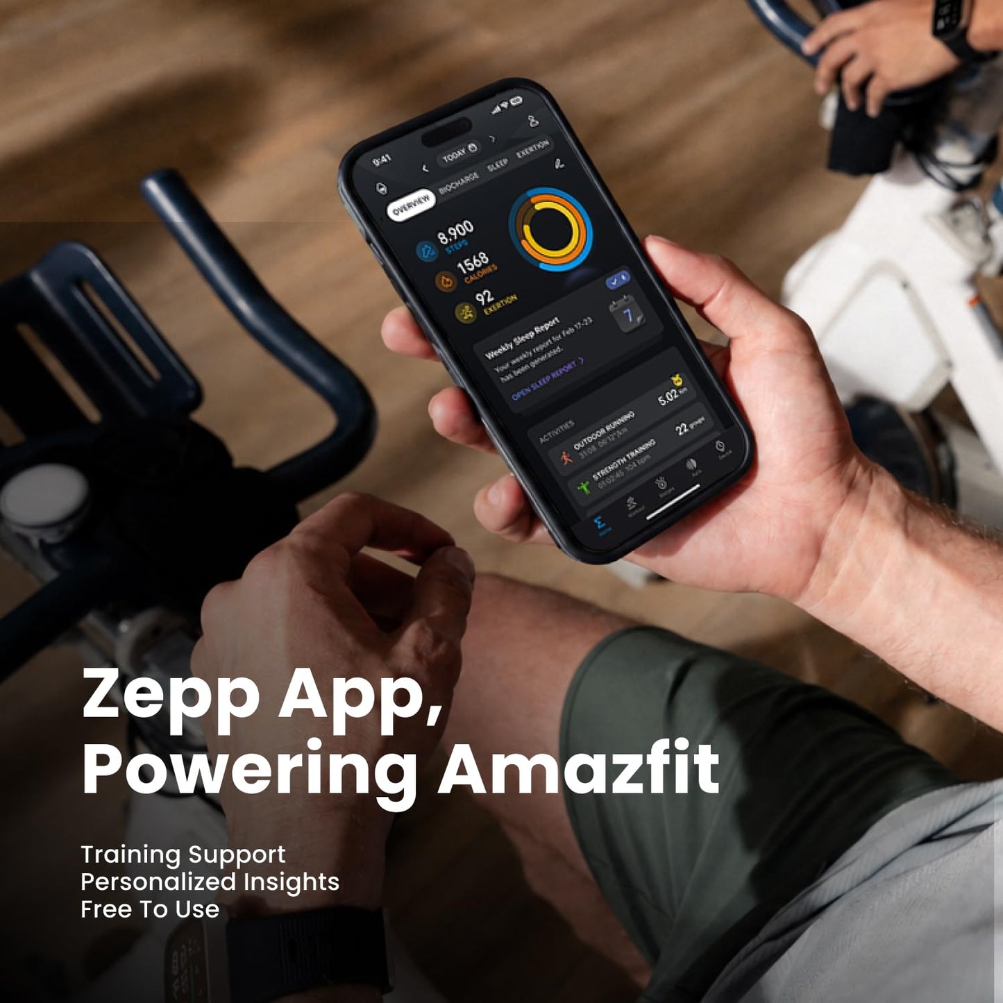 Amazfit Bip 6 Smart Watch 46mm, 14 Day Battery, 1.97" AMOLED Display, GPS & Free Maps, AI, Bluetooth Call & Text, Health, Fitness & Sleep Tracker, 140+ Workout Modes, 5 ATM Water-Resistance, Black