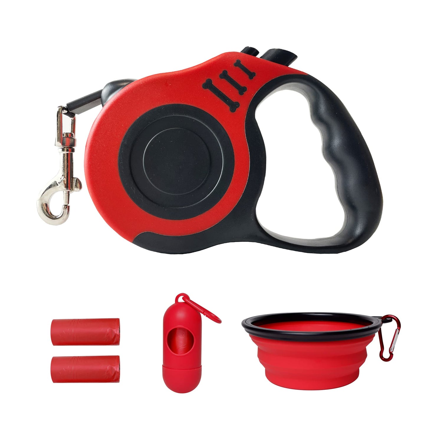 Retractable Dog Leash Automatic Telescopic Tractor Dog Tape, Pet Tape 10/16 FT Durable and Convenient, with Non-Slip Handle, Suitable for Small and Medium-Sized Dogs