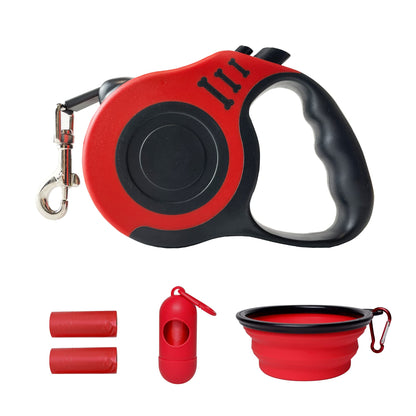Retractable Dog Leash Automatic Telescopic Tractor Dog Tape, Pet Tape 10/16 FT Durable and Convenient, with Non-Slip Handle, Suitable for Small and Medium-Sized Dogs