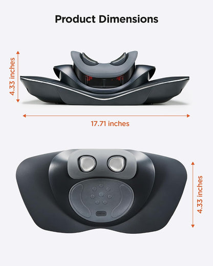 MYTREX Medi Neck Multi-Functional Cervical Traction Device, Electric Stretcher with Dynamic Stretching, 3 Modes Electrotherapy & Hyperthermia to Relieve Cervical Pain, Easy to Use