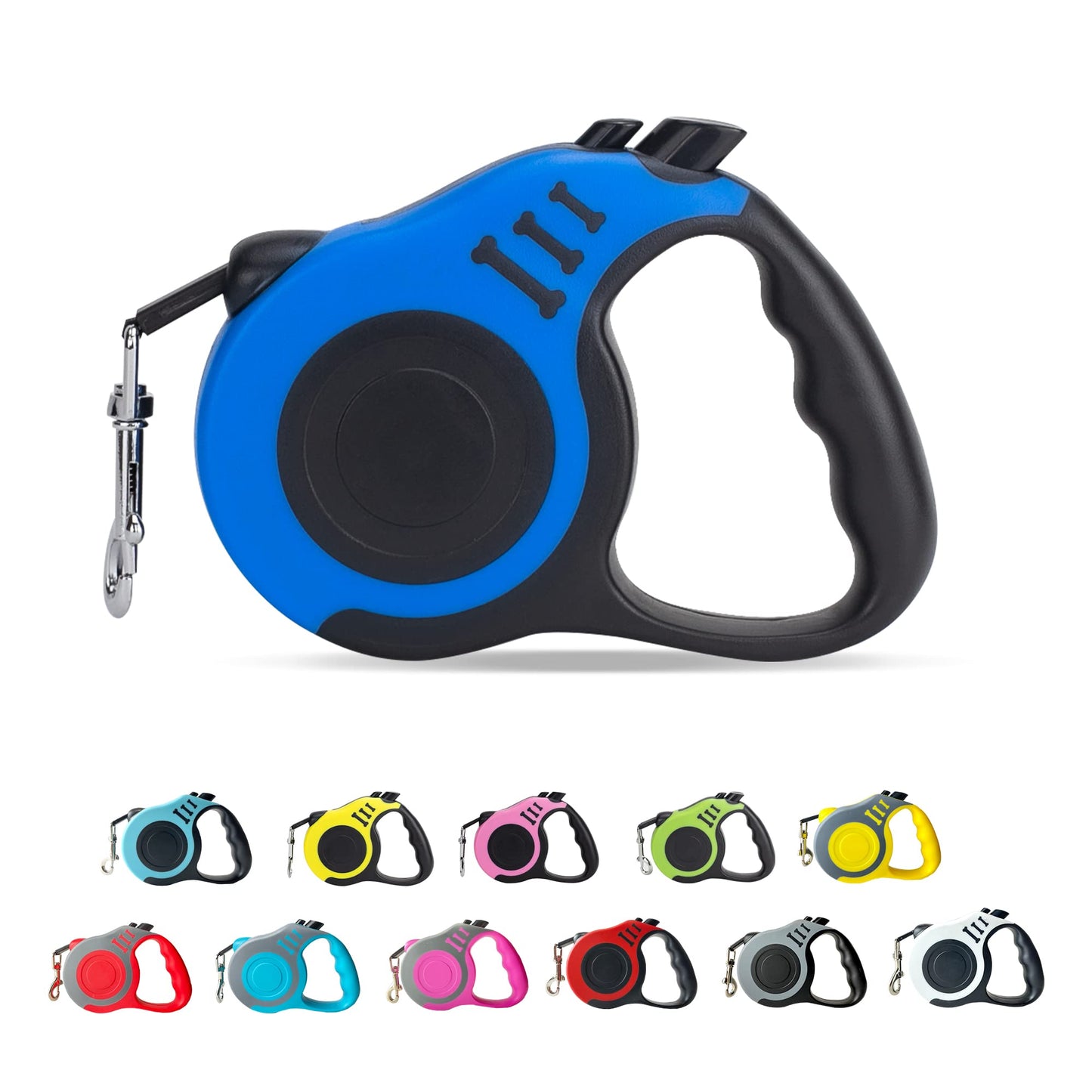 Retractable Dog Leash Automatic Telescopic Tractor Dog Tape, Pet Tape 10/16 FT Durable and Convenient, with Non-Slip Handle, Suitable for Small and Medium-Sized Dogs