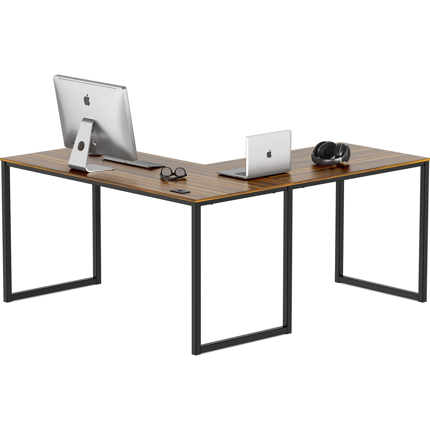 SHW Mission 32-Inch Home Office Computer Desk, Black