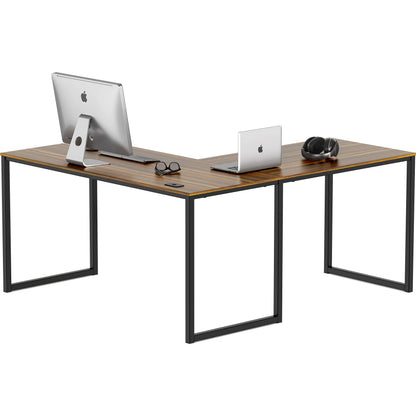 SHW Mission 32-Inch Home Office Computer Desk, Black