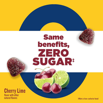 Nature Made Zero Sugar Multivitamin Men's Gummies, 90 Sugar Free Gummies | Men's Multivitamin Gummies for Muscle & Immune Support, Aspartame Free, Cherry Lime Flavor, 45 Day Supply