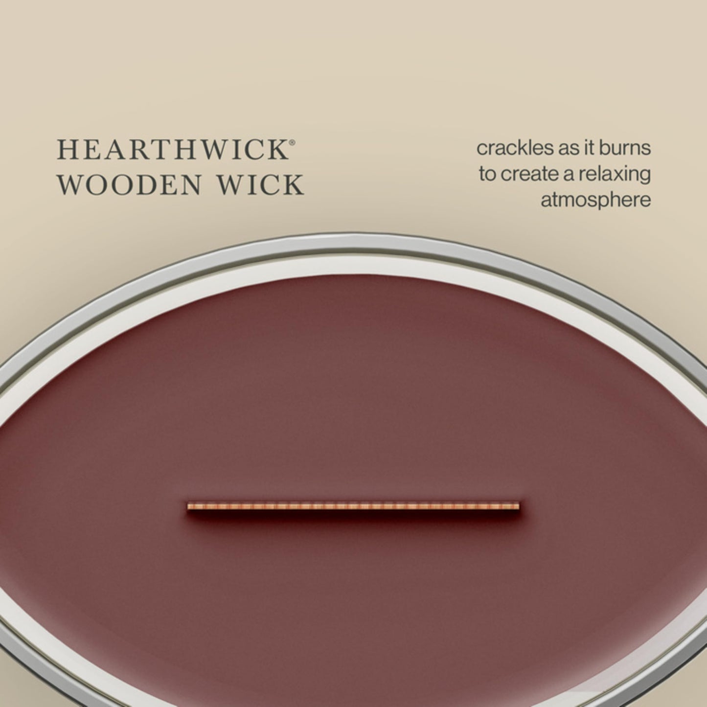 WoodWick Large Hourglass Fireside Candle, Premium Soy Blend Wax, Crackles as it burns, Perfect for Gifting, 21oz